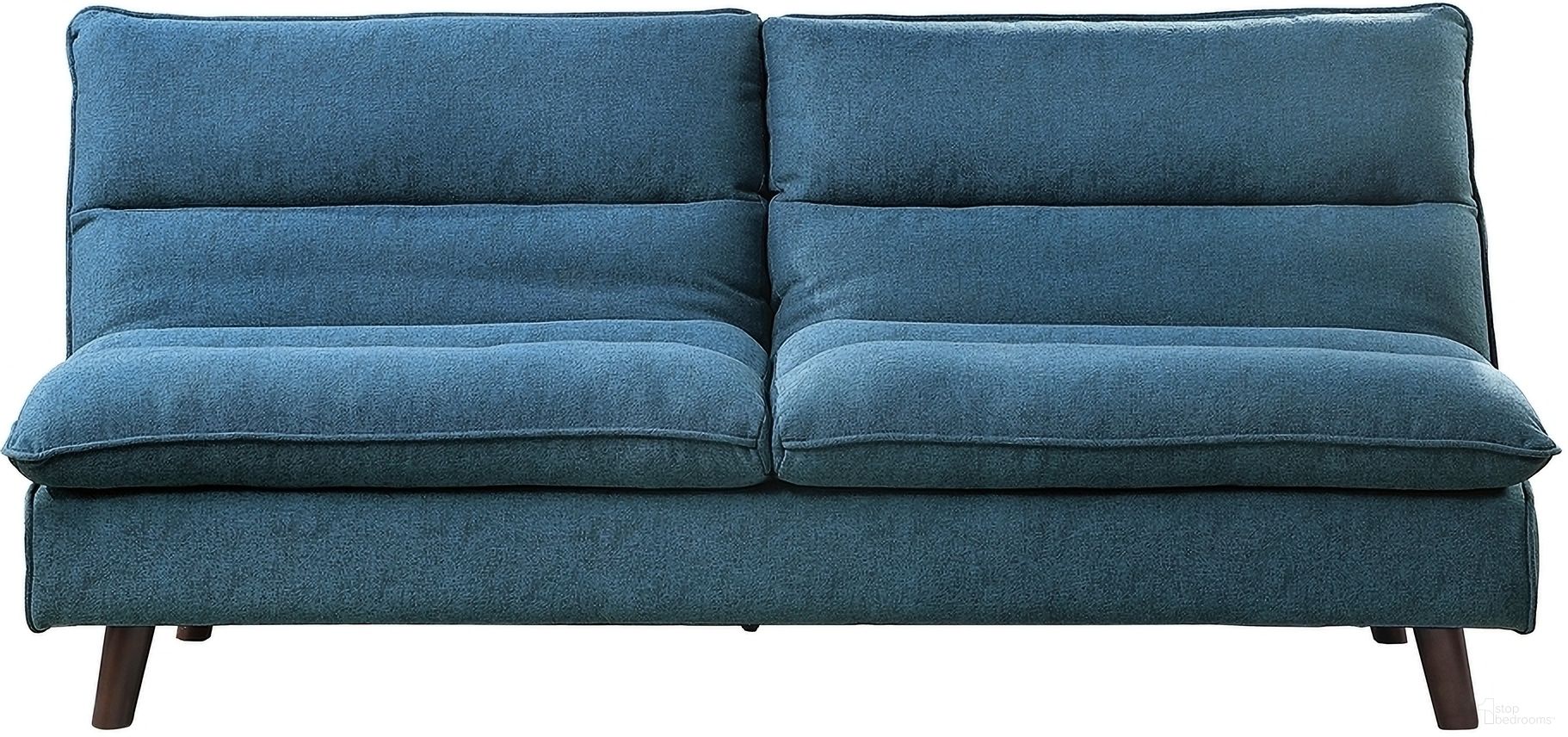 The appearance of Mackay Elegant Lounger In Blue designed by Homelegance in the modern / contemporary interior design. This blue piece of furniture  was selected by 1StopBedrooms from Mackay Collection to add a touch of cosiness and style into your home. Sku: 9560BU-3CL. Material: Textured.