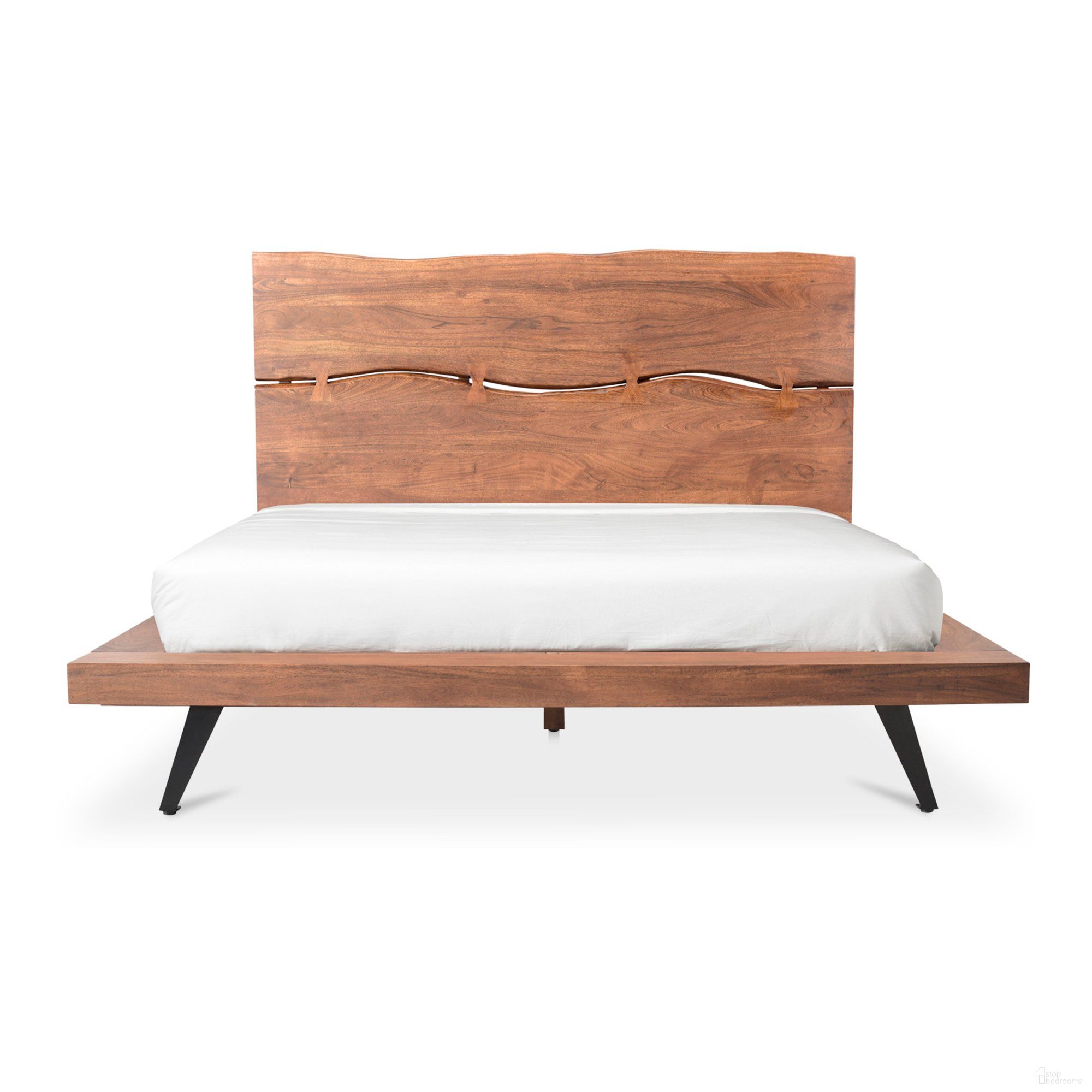 The appearance of Madagascar Brown Wood King Platform Bed designed by Moes Home in the rustic / southwestern interior design. This brown piece of furniture was selected by 1StopBedrooms from Madagascar Collection to add a touch of cosiness and style into your home. Sku: UH-1007-03-0. Bed Type: Platform Bed. Material: Wood. Bed Size: King.