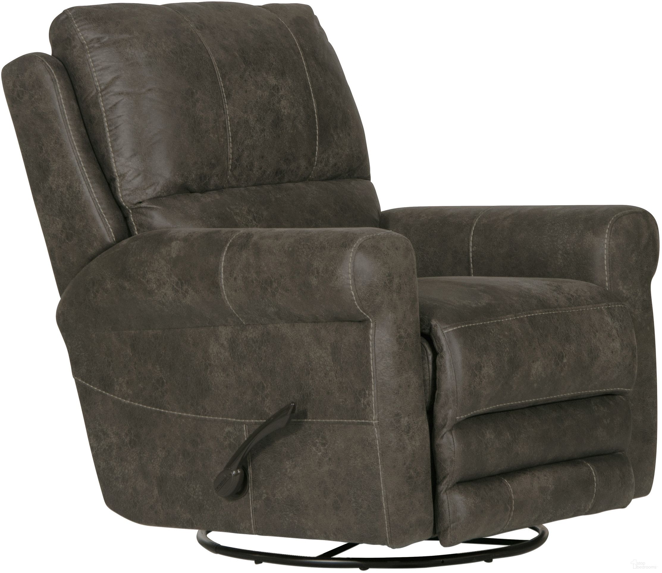 The appearance of Maddie Swivel Glider Recliner In Ash designed by Catnapper in the traditional interior design. This ash piece of furniture was selected by 1StopBedrooms from Maddie Collection to add a touch of cosiness and style into your home. Sku: 47535130456330456. Material: Fabric.