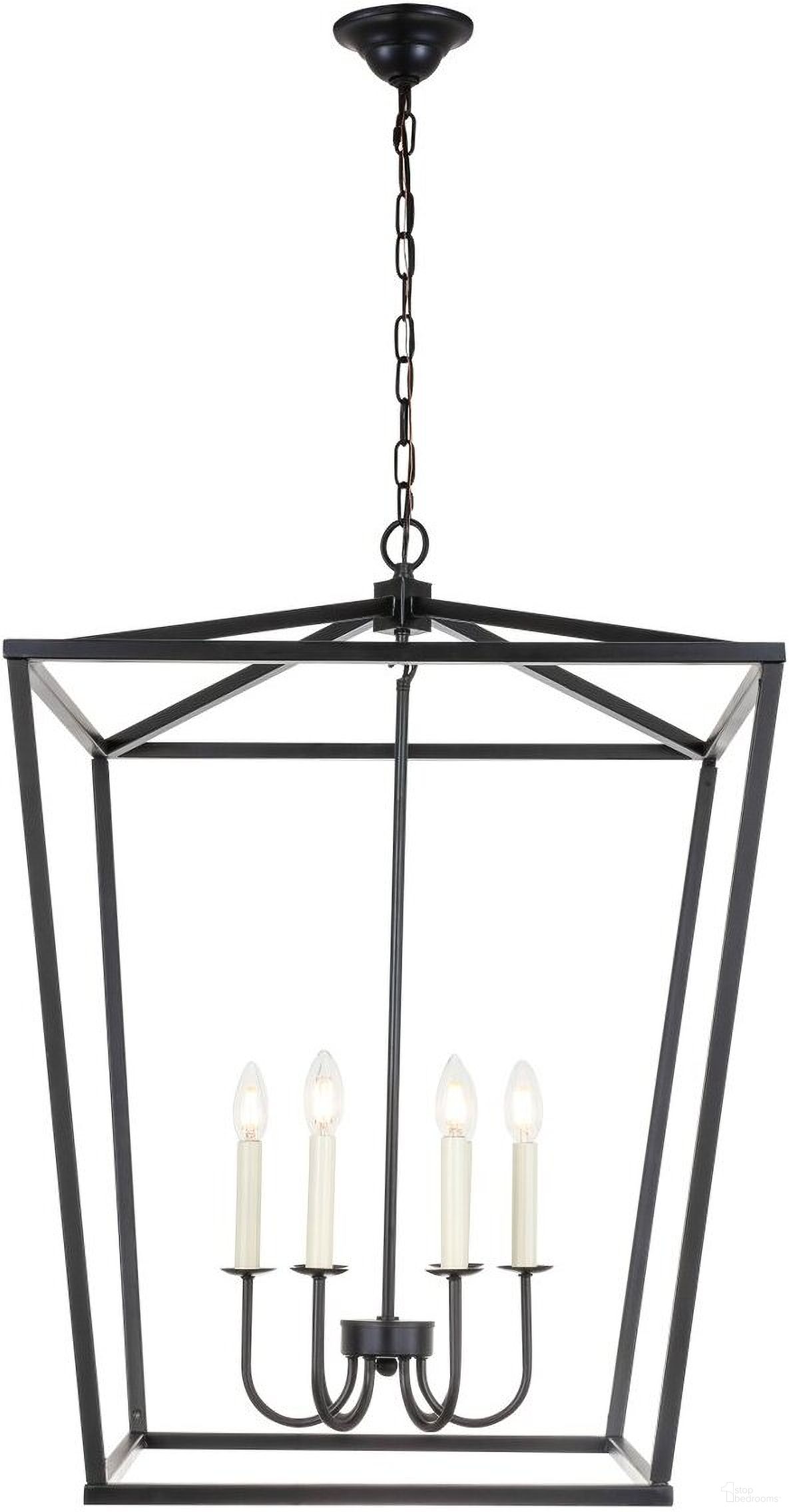 Maddox 6 Light Black Chandelier