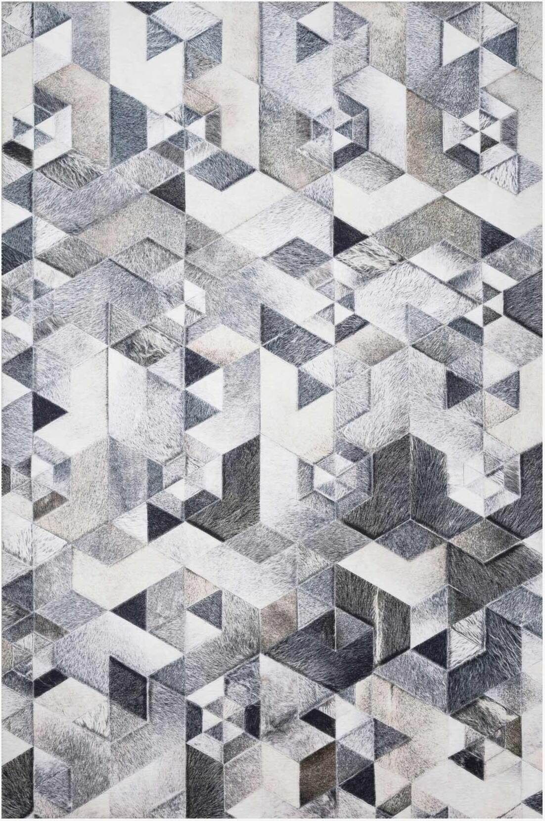 Maddox Grey/Ivory 1'6" x 1'6" Rug