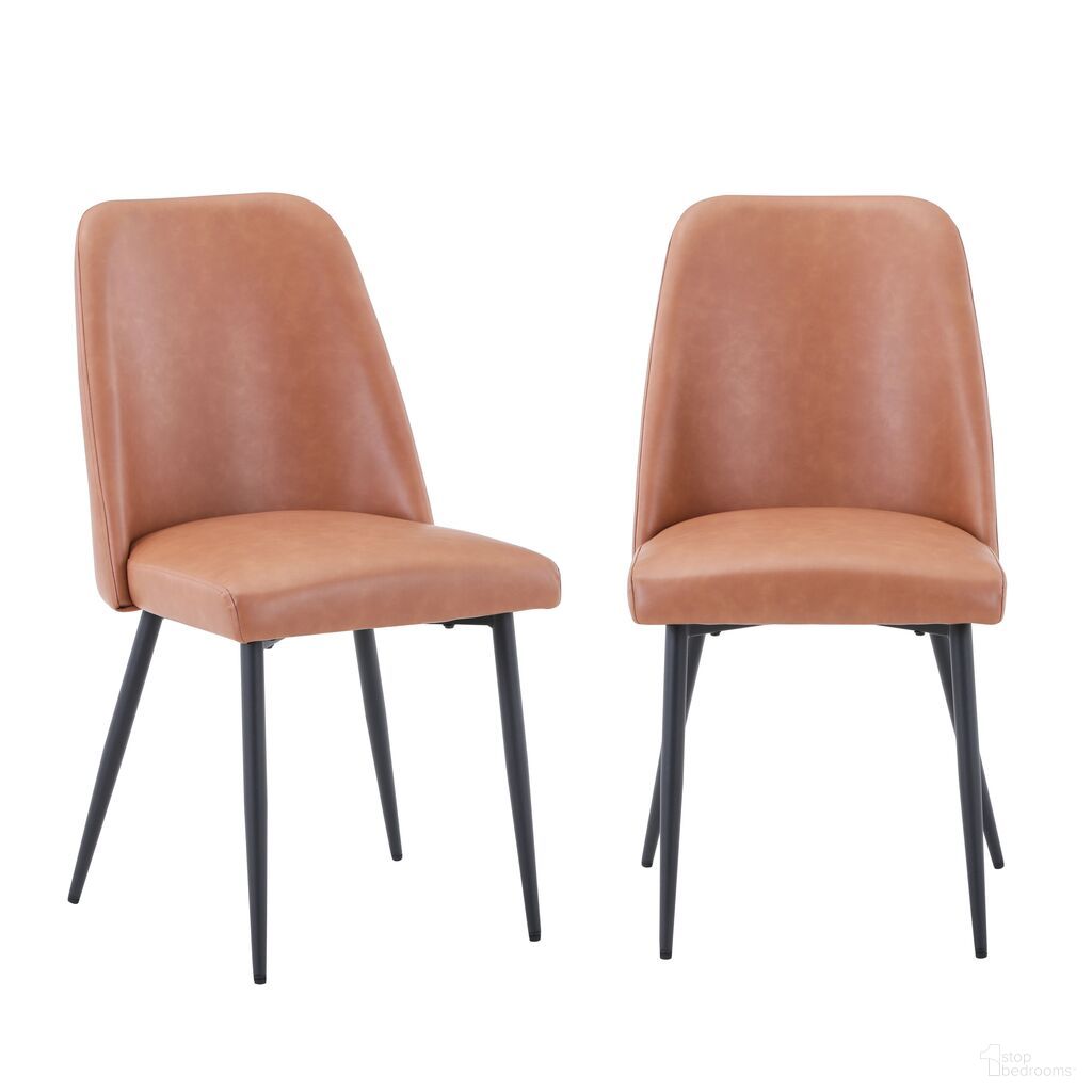 The appearance of Maddox Upholstered Dining Chair Set of 2 In Light Brown designed by Jofran in the modern / contemporary interior design. This light brown piece of furniture  was selected by 1StopBedrooms from Maddox Collection to add a touch of cosiness and style into your home. Sku: 2271-MADDOXCHLBN. Material: Iron. Chair Type: Side Chair.