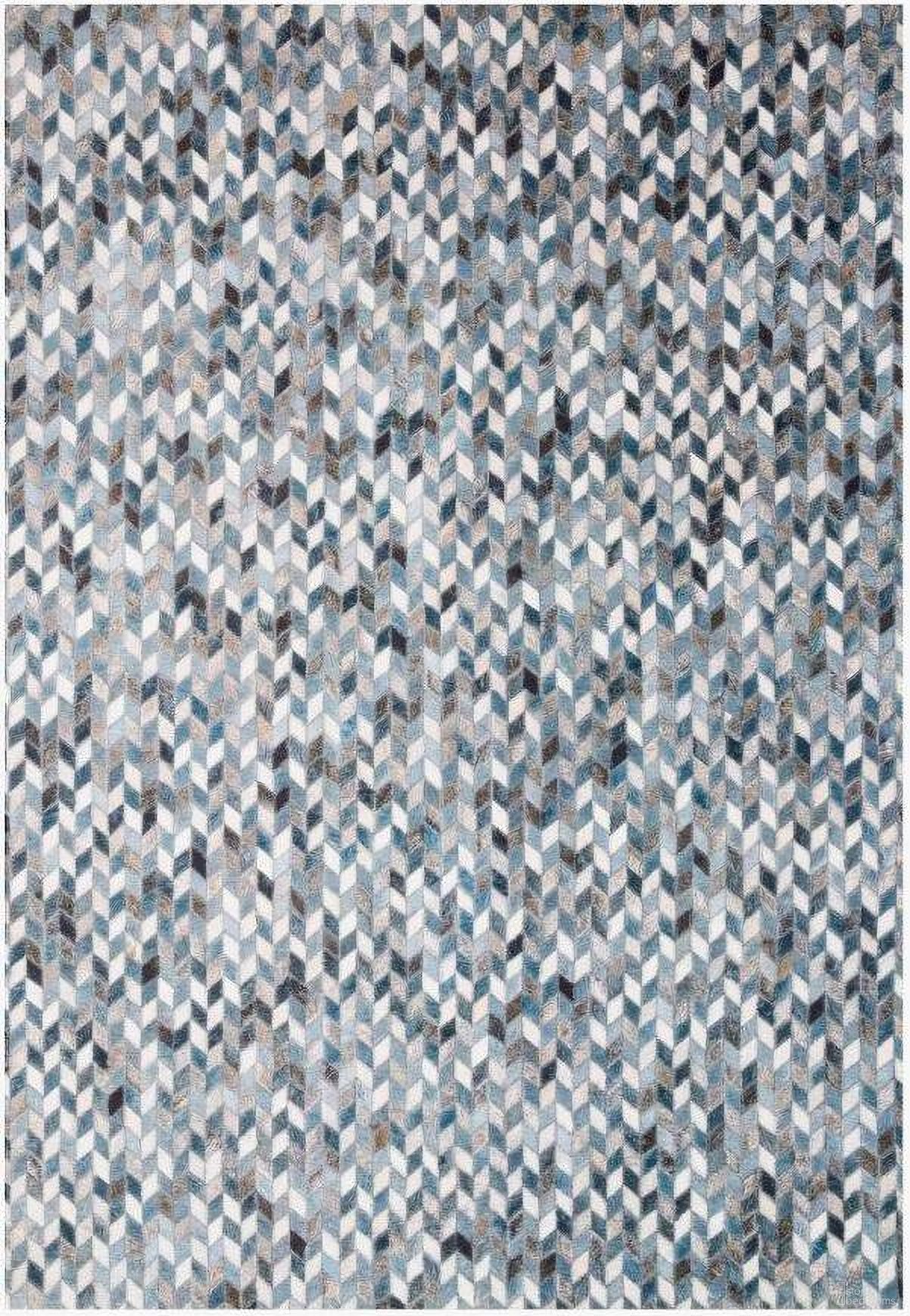 Maddox Ocean/Grey 5' x 7'6" Rug