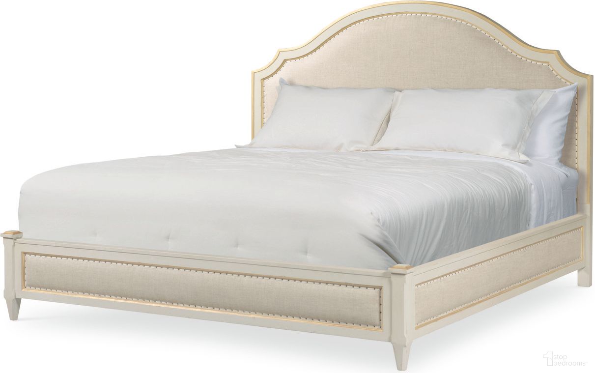 The appearance of Madeline King Bed In Light Grey designed by Century Furniture in the modern / contemporary interior design. This light grey piece of furniture was selected by 1StopBedrooms from Monarch Collection to add a touch of cosiness and style into your home. Sku: MN5709K-F;MN5709K-H;MN5709K-R. Bed Type: Panel Bed. Bed Size: King. Material: Poplar Solid.