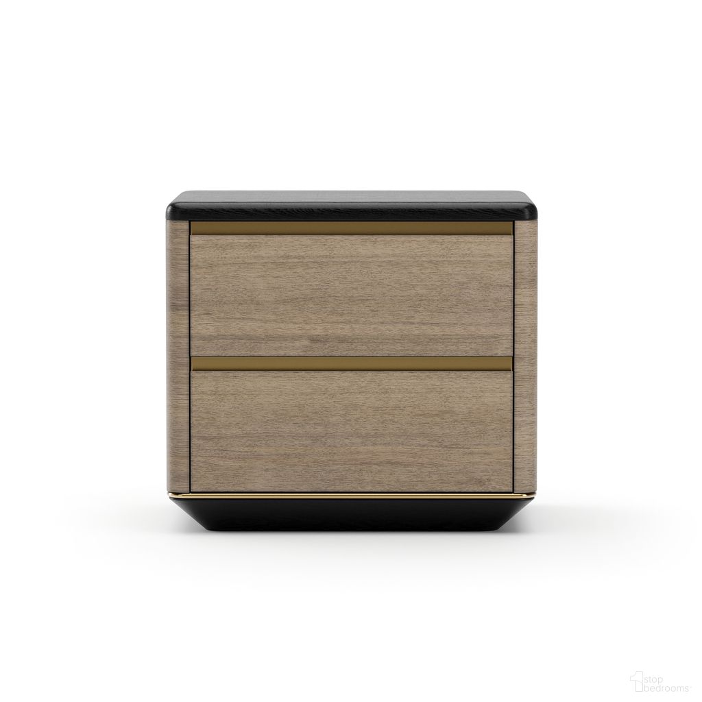 Madera Plinth Nighstand In Chocolate