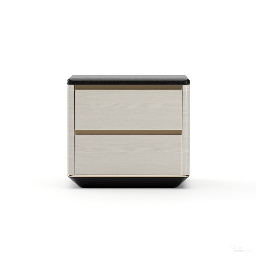 Madera Plinth Nighstand In Opal