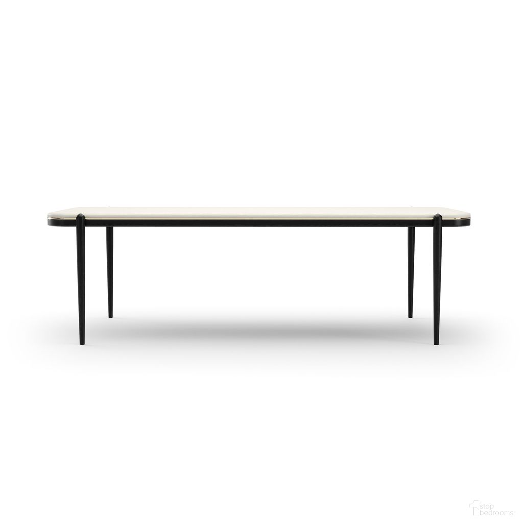 Madera Rectangle Dining Table In Opal