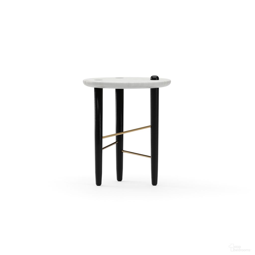 Madera Small Spot Table In Modern Walnut