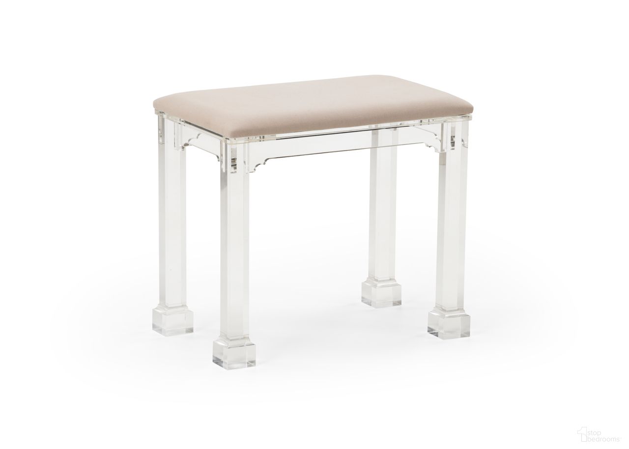 The appearance of Madison Bench Small In White and Cream designed by Chelsea House in the modern / contemporary interior design. This white/cream piece of furniture  was selected by 1StopBedrooms from Chelsea House Misc Collection to add a touch of cosiness and style into your home. Sku: 384398. Material: Acrylic.