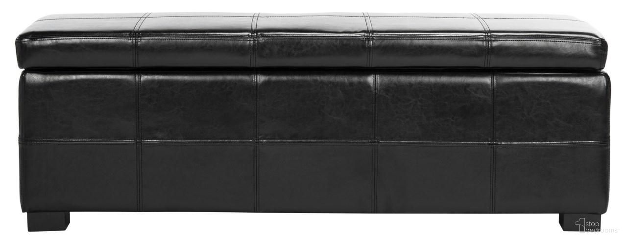 The appearance of Madison Black 47 Inch Storage Bench designed by Safavieh in the modern / contemporary interior design. This black piece of furniture was selected by 1StopBedrooms from Madison Collection to add a touch of cosiness and style into your home. Sku: HUD8226B. Material: Wood.