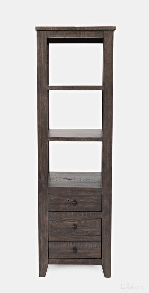 The appearance of Madison County 22 Inch Pier Bookcase In Brown designed by Jofran in the transitional interior design. This brown piece of furniture was selected by 1StopBedrooms from Madison County Collection to add a touch of cosiness and style into your home. Sku: 1700-22. Material: Pine.