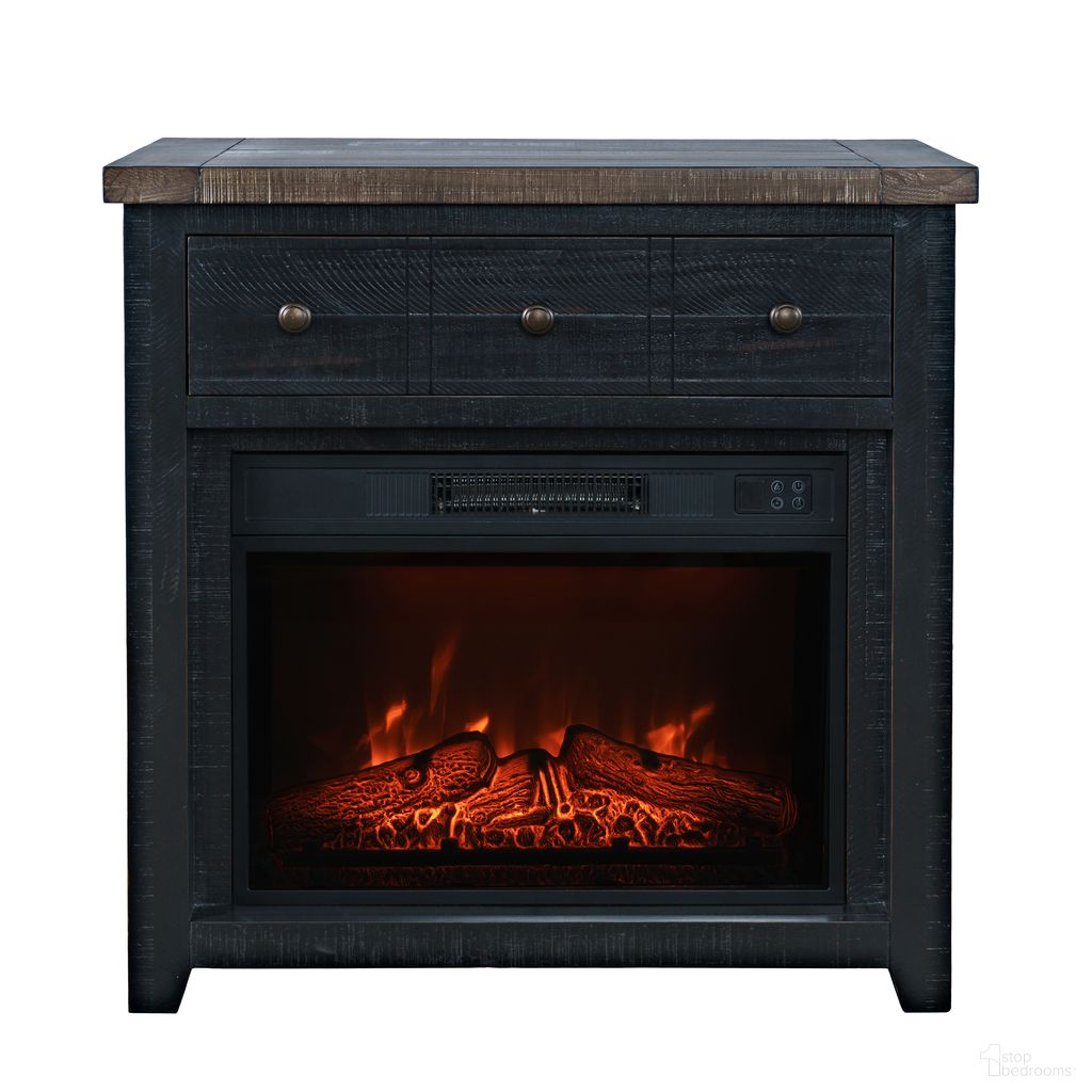 The appearance of Madison County 32 Inch Electric Fireplace Console TV Stand In Antique Black designed by Jofran in the country / farmhouse interior design. This antique black piece of furniture was selected by 1StopBedrooms from Madison County Collection to add a touch of cosiness and style into your home. Sku: 1702-FP32. Material: Glass.
