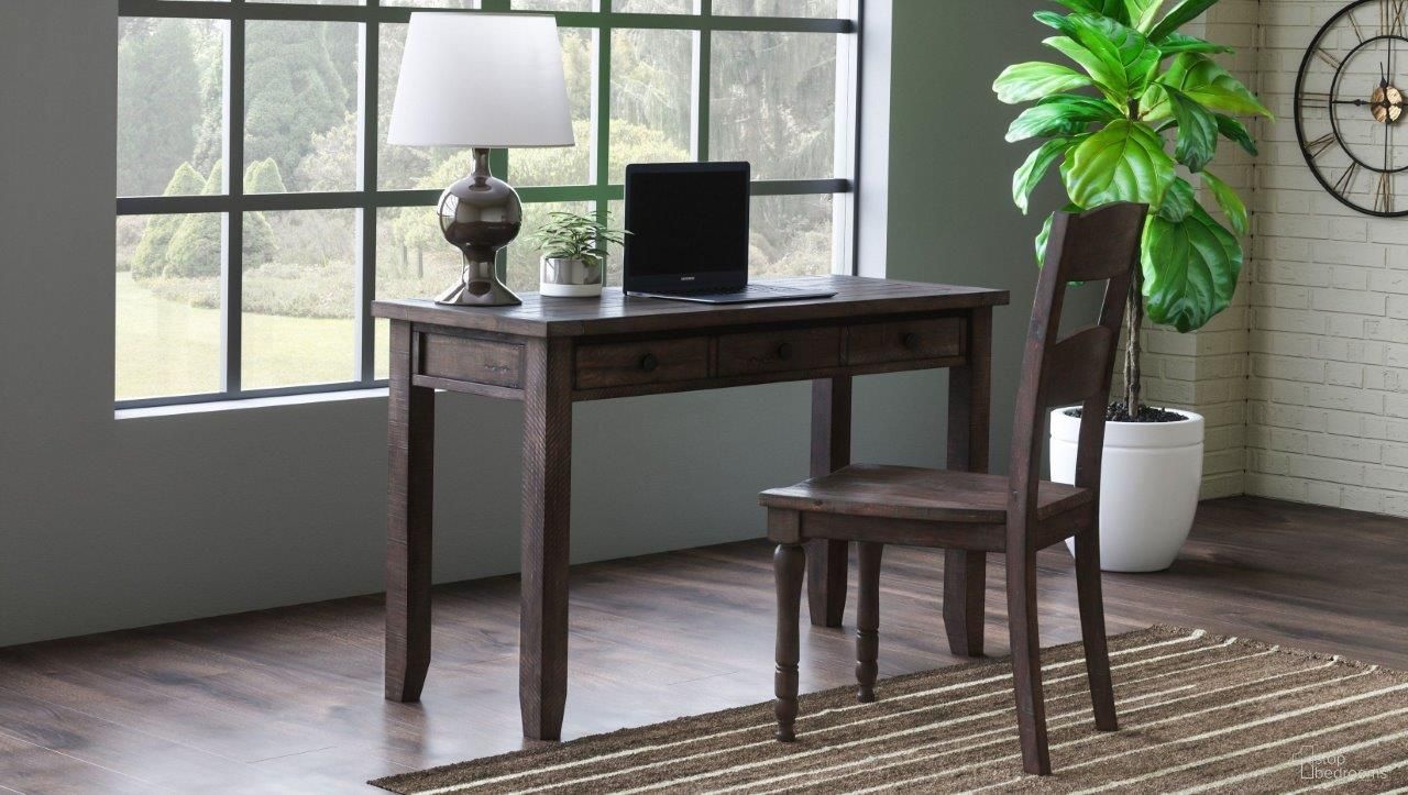 The appearance of Madison County Barnwood Brown Home Office Set designed by Jofran in the transitional interior design. This brown piece of furniture  was selected by 1StopBedrooms from Madison County Collection to add a touch of cosiness and style into your home. Sku: 1700-5020;1700-401KD. Material: Solid Pine.