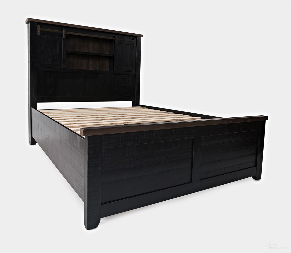The appearance of Madison County King Barn Door Bed In Vintage Black designed by Jofran in the modern / contemporary interior design. This vintage black piece of furniture was selected by 1StopBedrooms from Madison County Collection to add a touch of cosiness and style into your home. Sku: 1702B-KBDHB;1702B-KPFB;1702B-KRS. Bed Type: Platform Bed. Bed Size: King. Material: Pine.