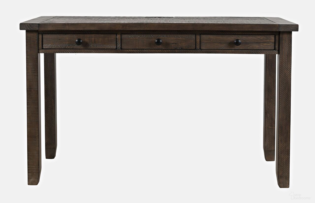 The appearance of Madison County USB Charging Desk In Brown designed by Jofran in the country / farmhouse interior design. This brown piece of furniture was selected by 1StopBedrooms from Madison County Collection to add a touch of cosiness and style into your home. Sku: 1700-5020. Material: Pine.