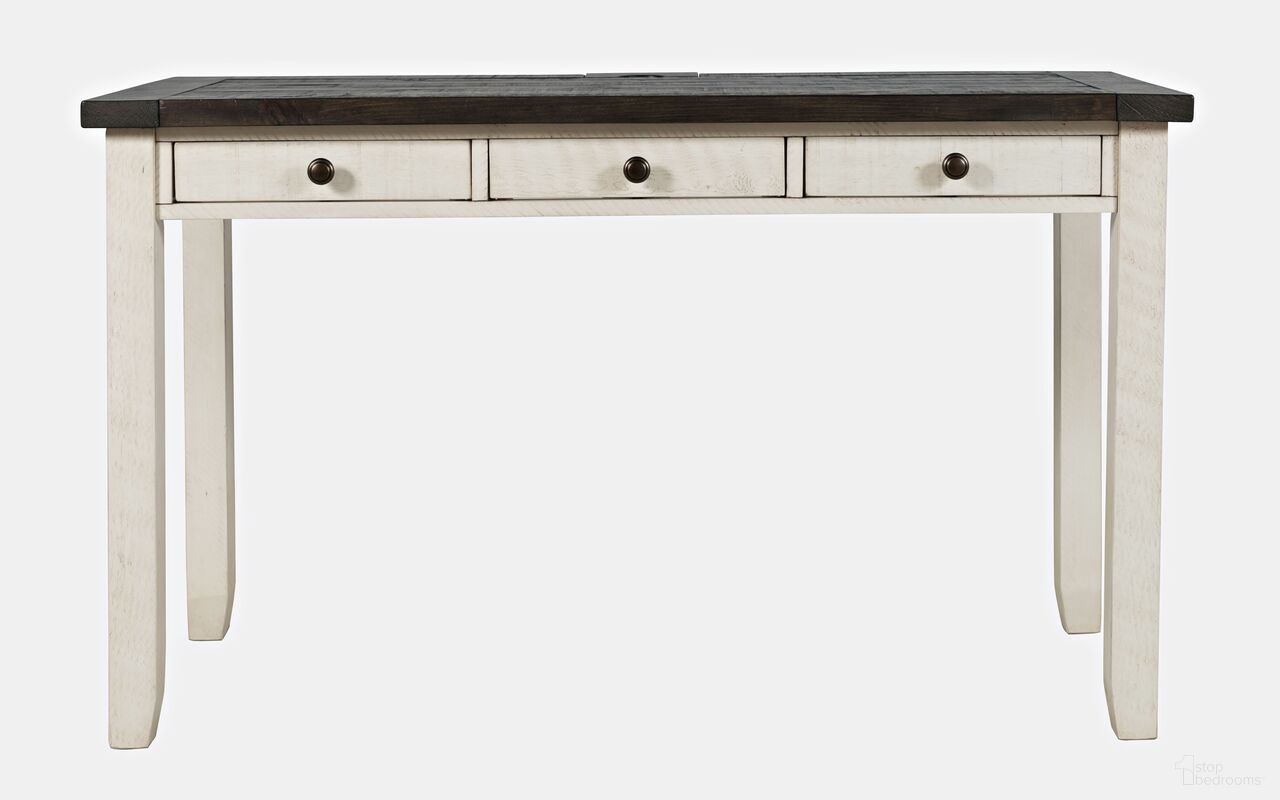 The appearance of Madison County USB Charging Desk In Vintage White designed by Jofran in the country / farmhouse interior design. This vintage white piece of furniture  was selected by 1StopBedrooms from Madison County Collection to add a touch of cosiness and style into your home. Sku: 1706-5020. Material: Pine.