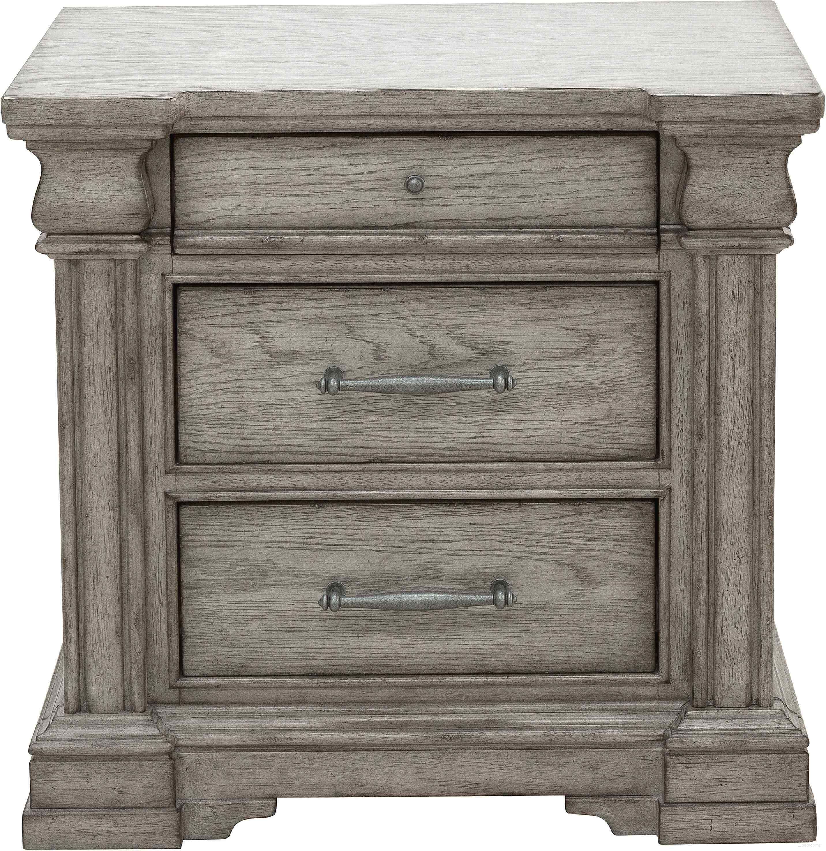 The appearance of Madison Ridge Nightstand designed by Pulaski in the traditional interior design. This dark color piece of furniture  was selected by 1StopBedrooms from Madison Ridge Collection to add a touch of cosiness and style into your home. Sku: P091140. Material: Wood.