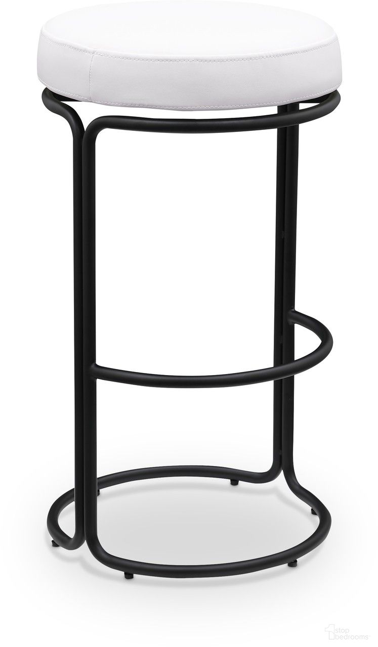 The appearance of Madison Vegan Leather Barstool Set of 2 In Cream designed by Meridian in the modern / contemporary interior design. This cream piece of furniture was selected by 1StopBedrooms from Madison Collection to add a touch of cosiness and style into your home. Sku: 985Cream-C. Material: Iron.