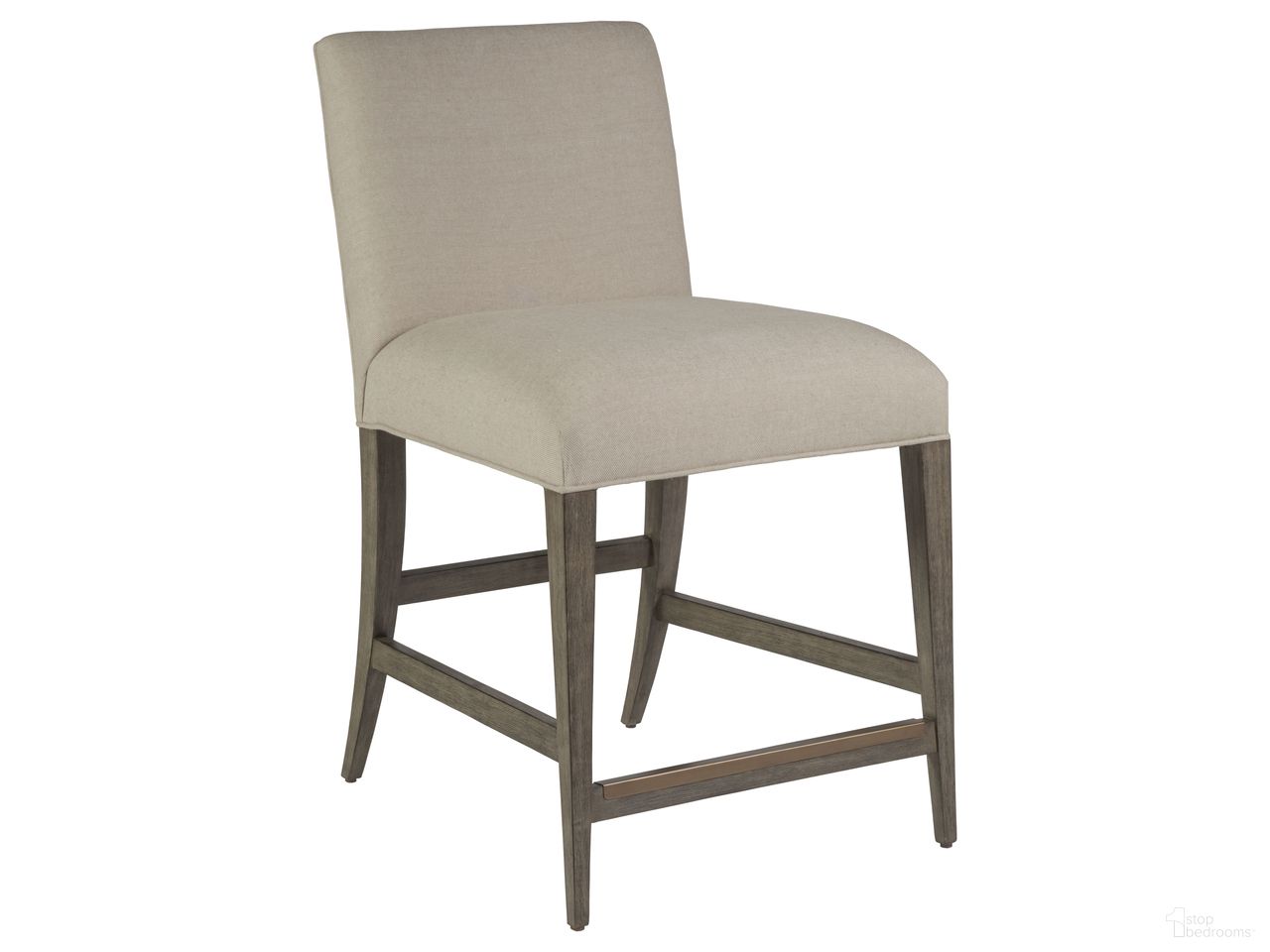The appearance of Madox Low Back Counter Stool In Grigio designed by Artistica Home in the transitional interior design. This grigio piece of furniture was selected by 1StopBedrooms from Cohesion Program Collection to add a touch of cosiness and style into your home. Sku: 2220-895-41. Material: Fabric.