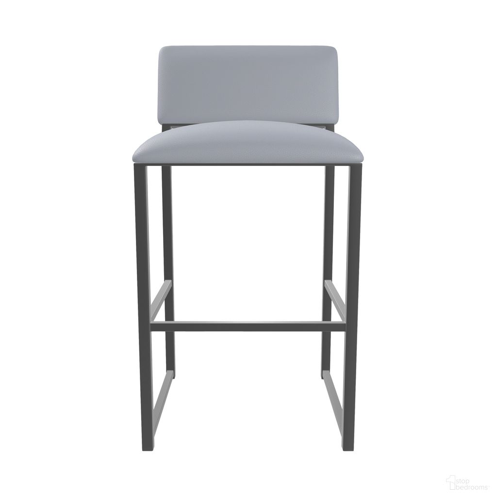 The appearance of Madrid 26 Inch Counter Height Stool In Firestone Grey and Charcoal Gray designed by Wesley Allen in the transitional interior design. This firestone grey/charcoal gray piece of furniture  was selected by 1StopBedrooms from Madrid Collection to add a touch of cosiness and style into your home. Sku: B254H26-XS-PTR-DST. Material: Metal.