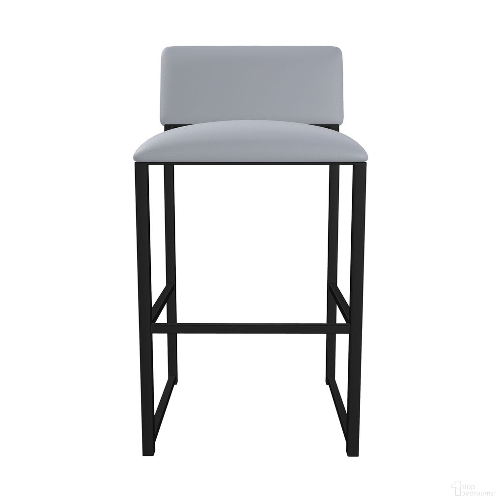 The appearance of Madrid 30 Inch Bar Height Stool In Sable Onyx and Charcoal Gray designed by Wesley Allen in the transitional interior design. This sable onyx/charcoal gray piece of furniture was selected by 1StopBedrooms from Madrid Collection to add a touch of cosiness and style into your home. Sku: B254H30-XS-MB-DST. Material: Metal.