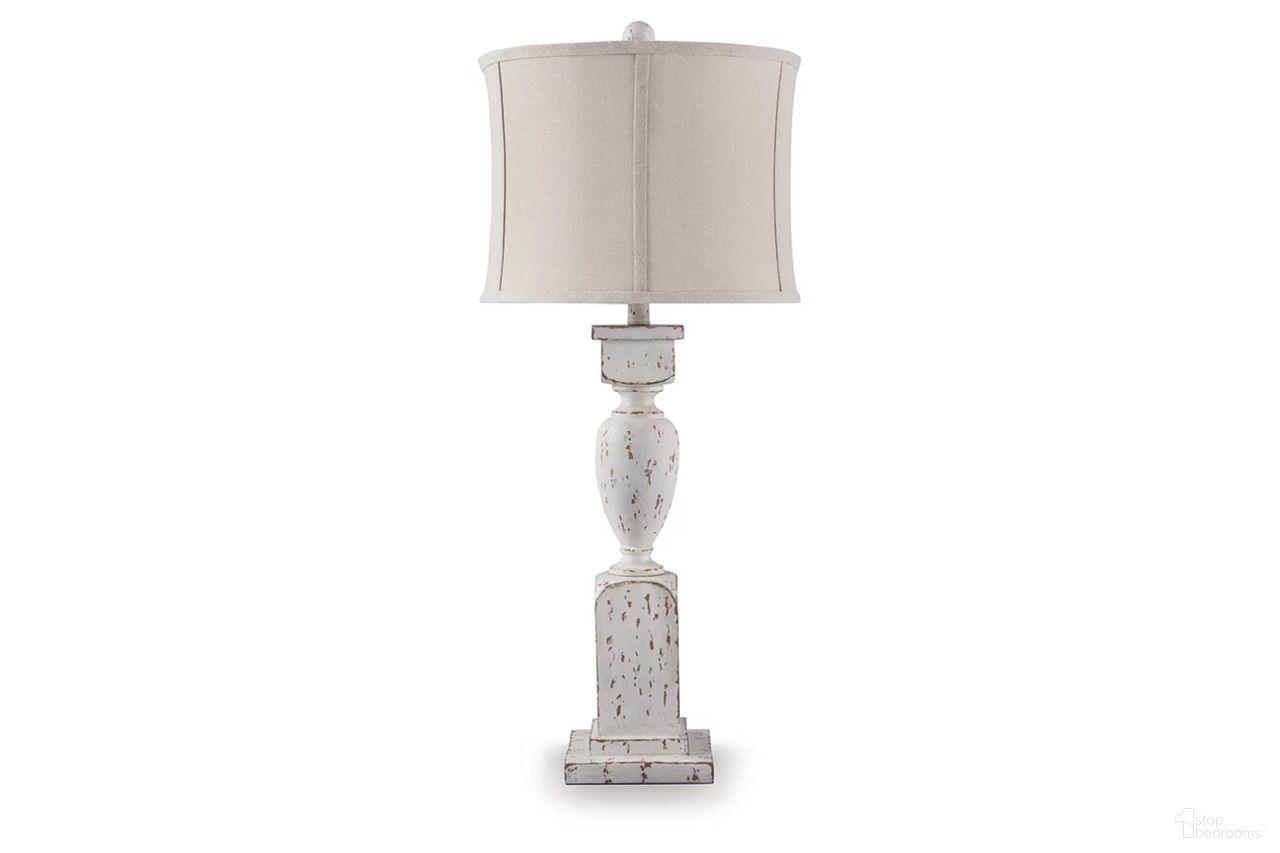 The appearance of Madsbrook Table Lamp In Antique White designed by Signature Design by Ashley in the traditional interior design. This antique white piece of furniture was selected by 1StopBedrooms from Madsbrook Collection to add a touch of cosiness and style into your home. Sku: L235924.