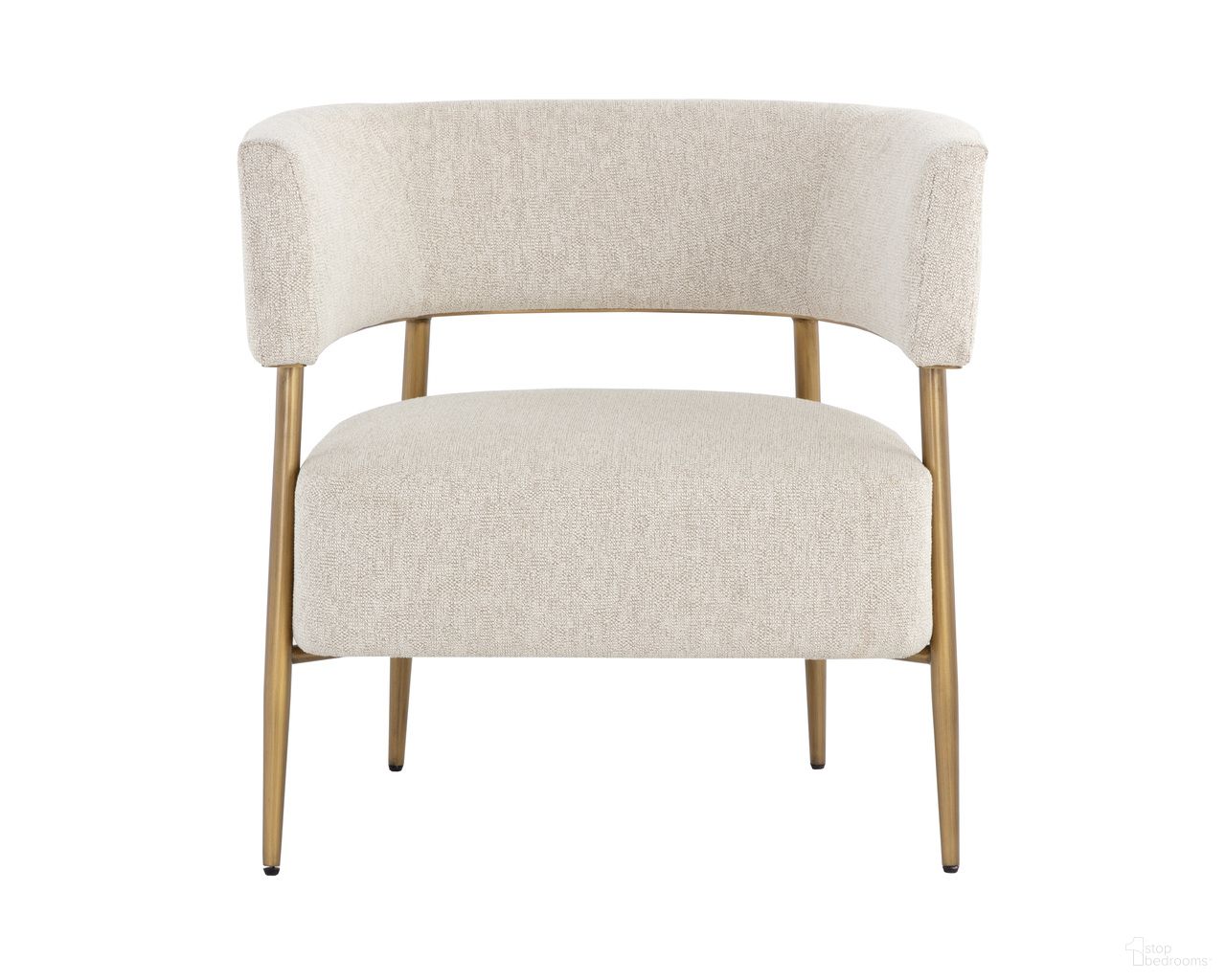 Maestro Lounge Chair In Dove Cream