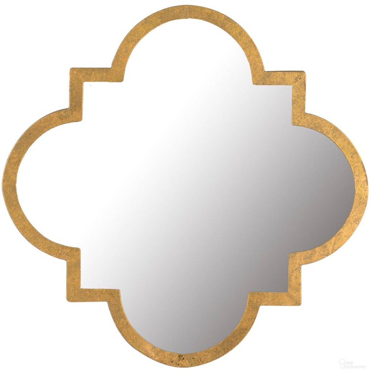 The appearance of Magical Gold Foil Mirror designed by Safavieh in the modern / contemporary interior design. This gold piece of furniture was selected by 1StopBedrooms from Safavieh DSN Collection to add a touch of cosiness and style into your home. Sku: DSN1500A. Material: Iron.