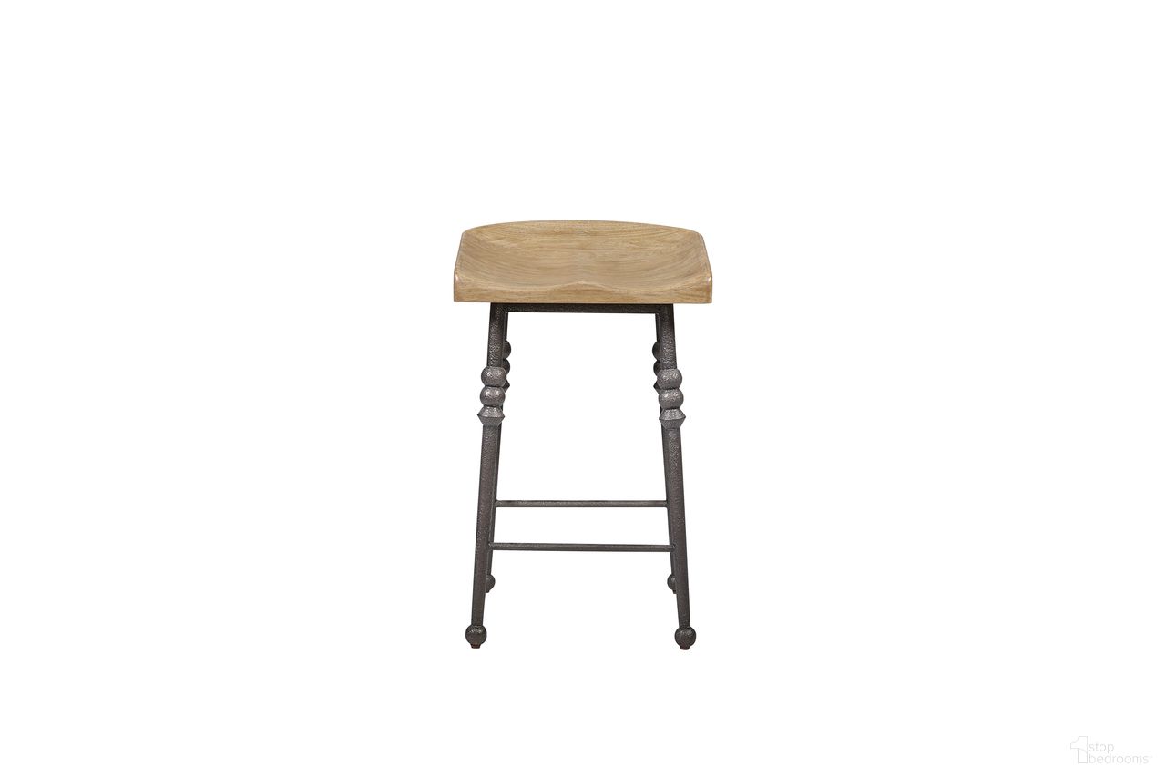 The appearance of Magnolia Counter Height Saddle Stool In Cashew designed by Bernell in the transitional interior design. This cashew piece of furniture was selected by 1StopBedrooms from Magnolia Collection to add a touch of cosiness and style into your home. Sku: 3400-541-C. Material: Hickory.