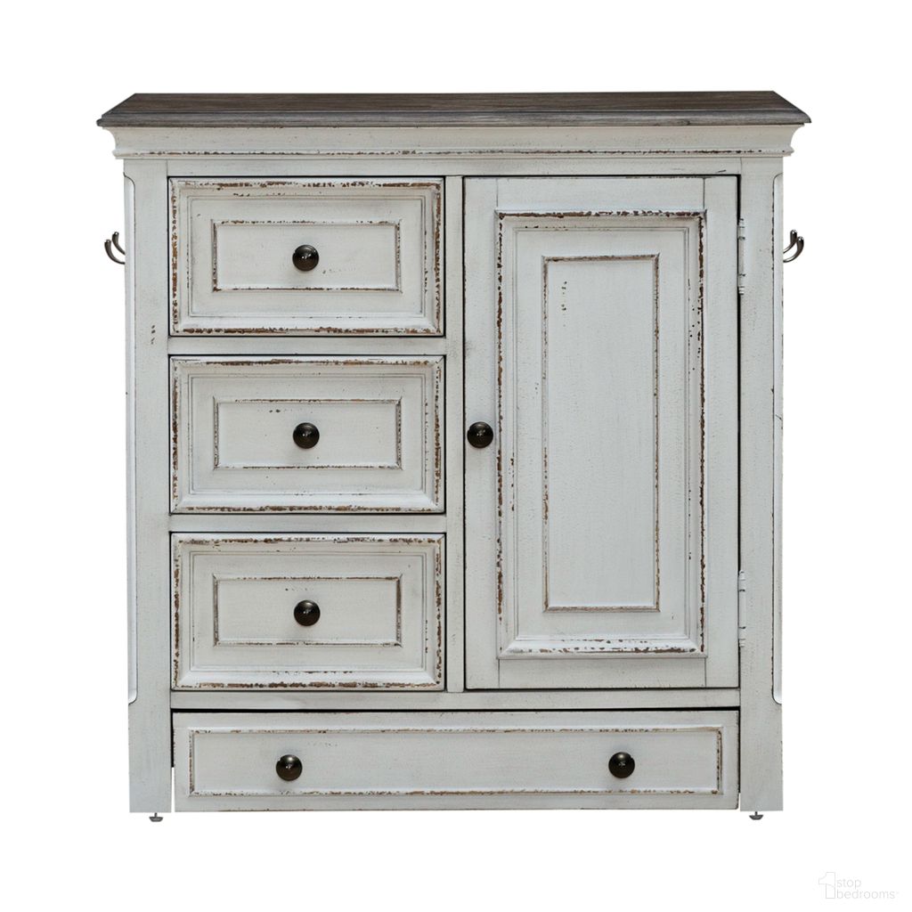 The appearance of Magnolia Manor Pet Feeder Cabinet designed by Liberty in the traditional interior design. This antique white piece of furniture was selected by 1StopBedrooms from Magnolia Manor Collection to add a touch of cosiness and style into your home. Sku: 244-PF1000. Material: Rubberwood.