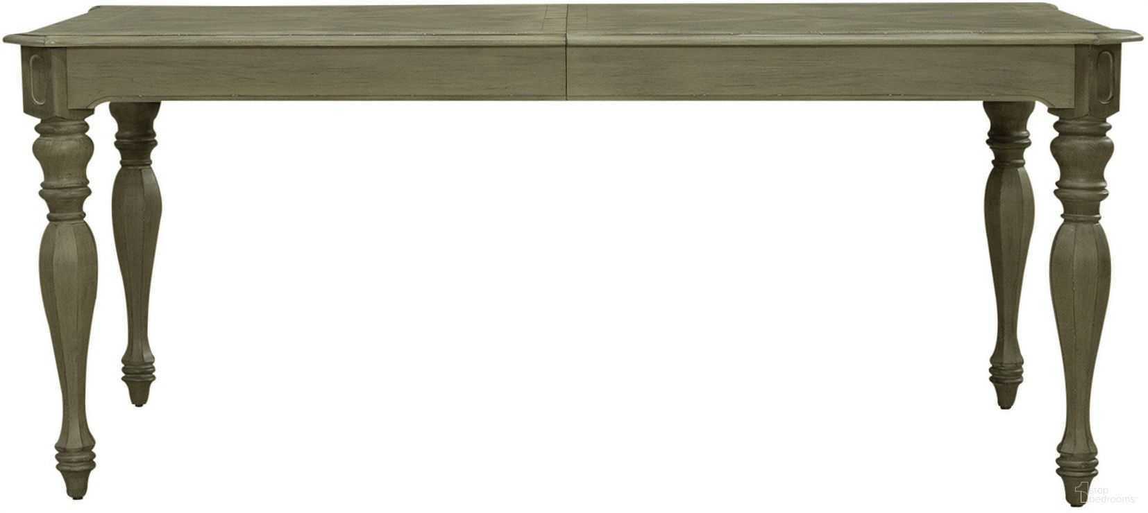 The appearance of Magnolia Manor Rectangular Leg Table In Weathered Bisque designed by Liberty in the traditional interior design. This bisque piece of furniture  was selected by 1StopBedrooms from Magnolia Manor Collection to add a touch of cosiness and style into your home. Sku: 244N-T4490. Material: Poplar. Size: 90" x 44".