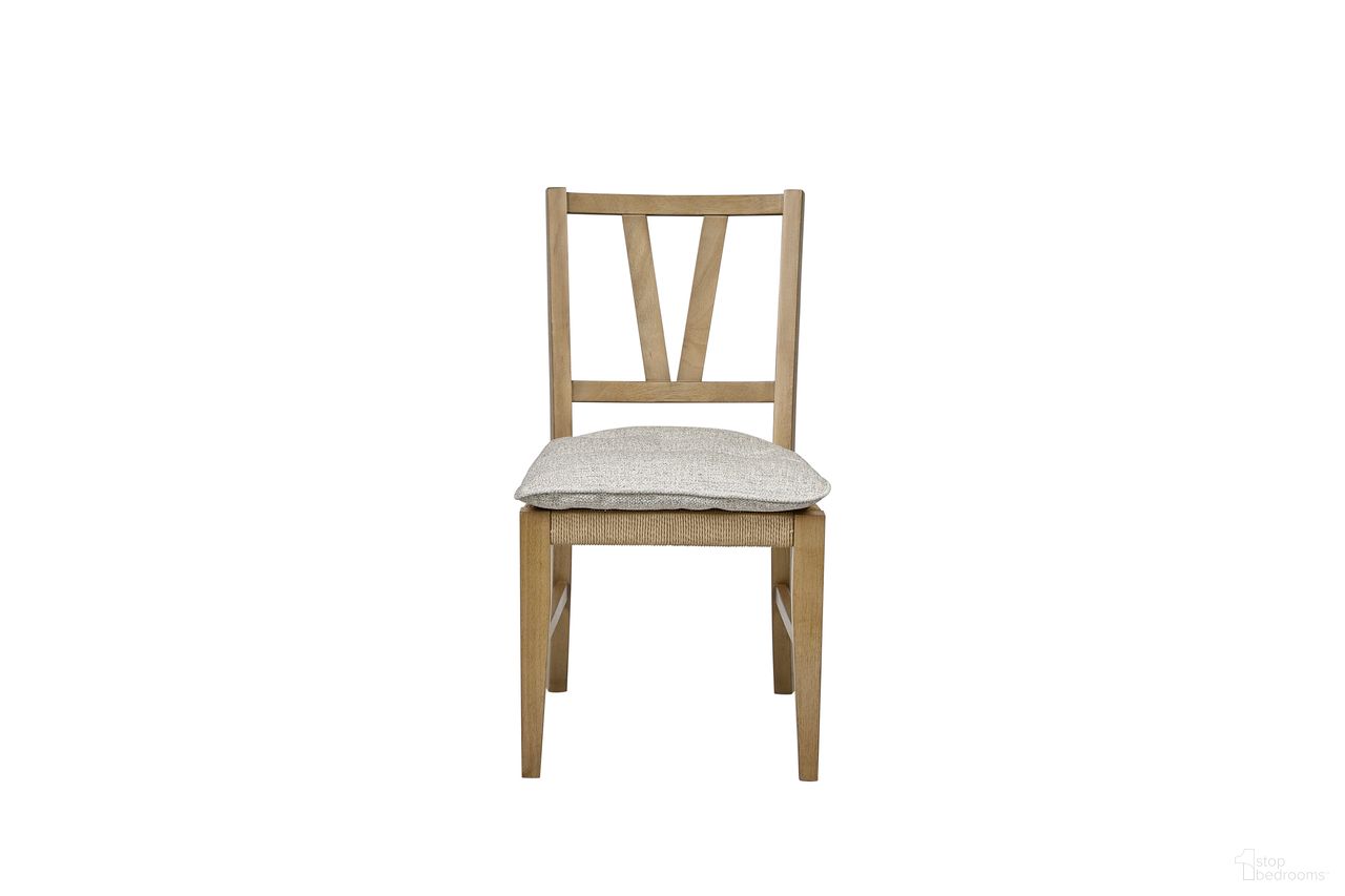 The appearance of Magnolia Slat Back Chair Set of 2 In Cashew designed by Bernell in the transitional interior design. This cashew piece of furniture  was selected by 1StopBedrooms from Magnolia Collection to add a touch of cosiness and style into your home. Sku: 3400-510-C. Chair Type: Side Chair. Material: Hickory.