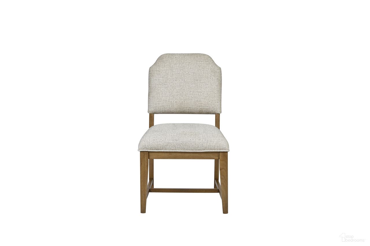The appearance of Magnolia Upholstered Chair Set of 2 In Almond designed by Bernell in the transitional interior design. This almond piece of furniture was selected by 1StopBedrooms from Magnolia Collection to add a touch of cosiness and style into your home. Sku: 3400-512-A. Chair Type: Side Chair. Material: Hickory.