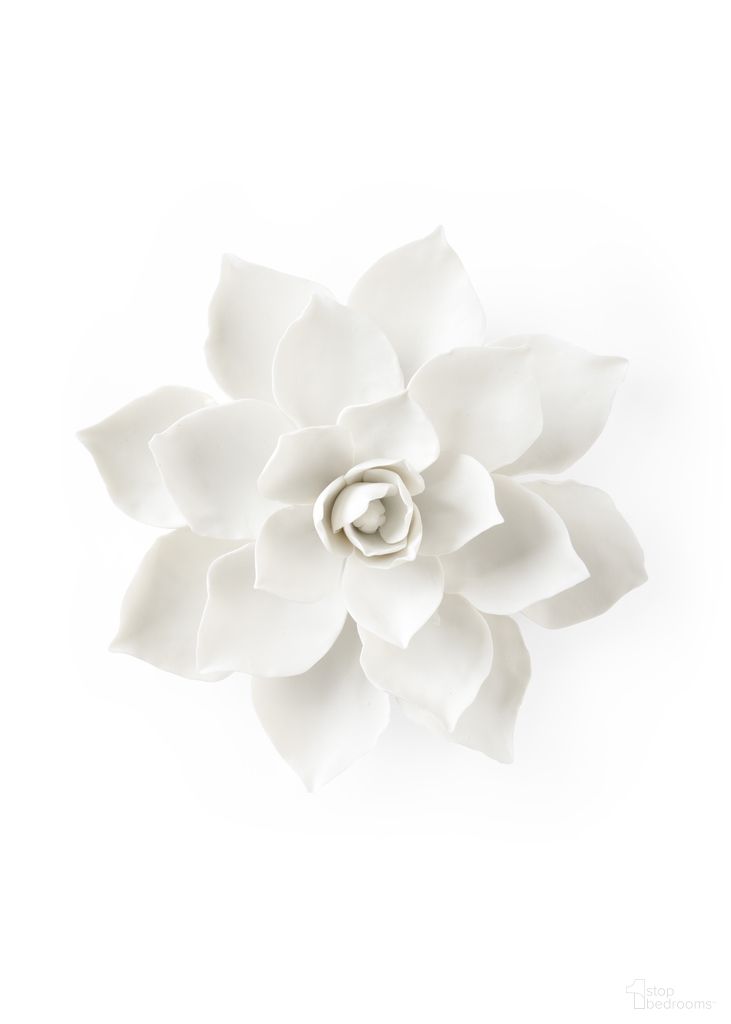The appearance of Magnolia Wall Flower In White and Cream designed by Chelsea House in the modern / contemporary interior design. This white/cream piece of furniture was selected by 1StopBedrooms from Elizabeth Wicker Collection to add a touch of cosiness and style into your home. Sku: 385131. Material: Ceramic.