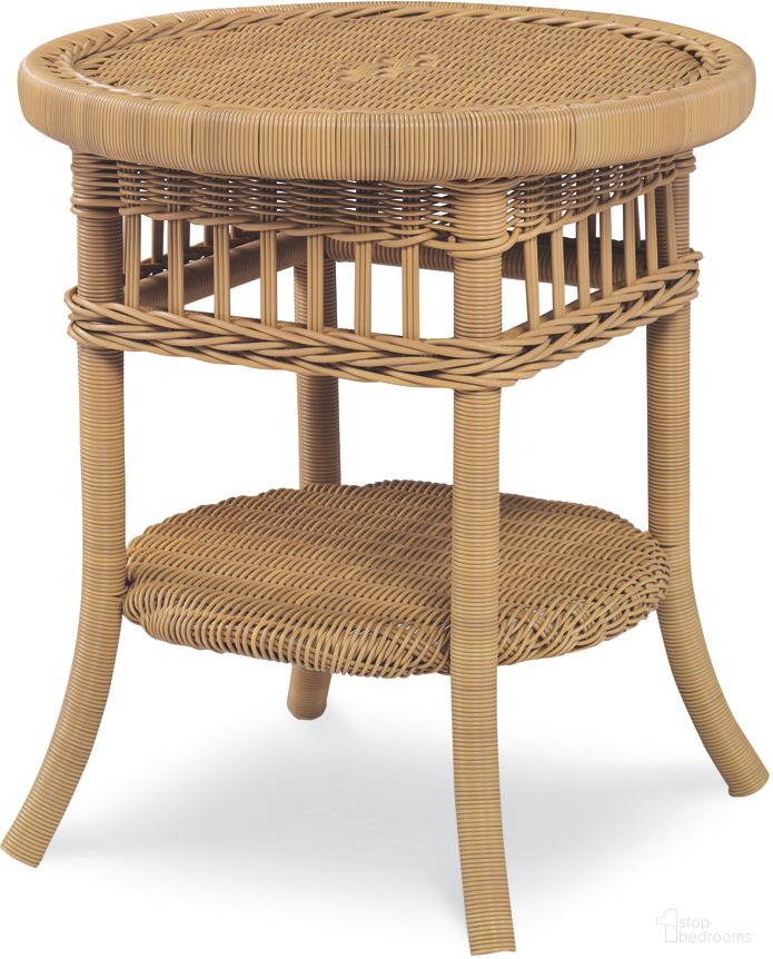 The appearance of Mainland Side Table In Natural designed by Century Furniture in the modern / contemporary interior design. This natural piece of furniture was selected by 1StopBedrooms from Thomas O'Brien Outdoor Collection to add a touch of cosiness and style into your home. Sku: AE-D40-83-NT. Table Top Shape: Round. Material: Hularo.