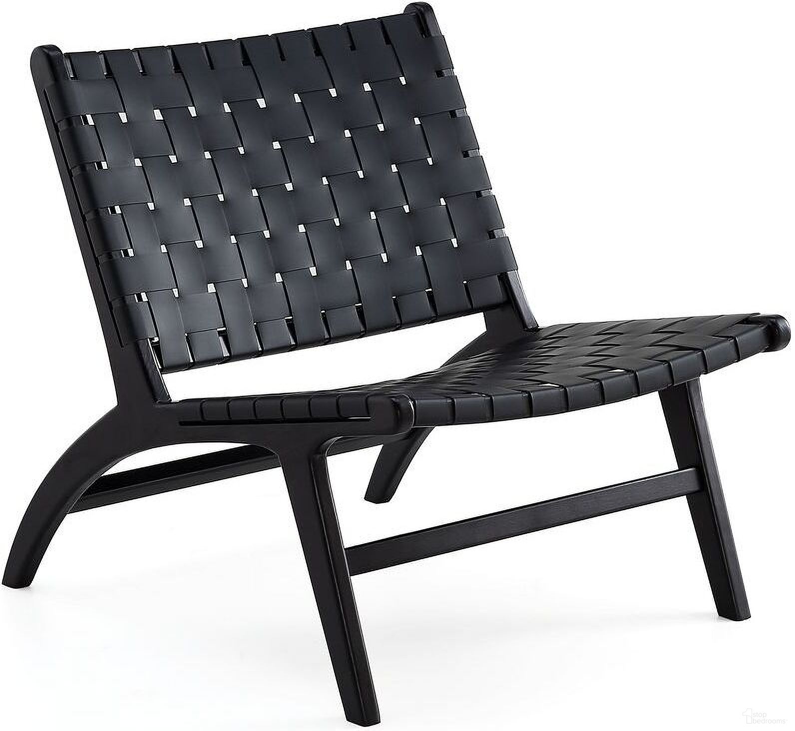 The appearance of Maintenon Leatherette Accent Chair In Black designed by Manhattan Comfort in the industrial interior design. This black piece of furniture was selected by 1StopBedrooms from Maintenon Collection to add a touch of cosiness and style into your home. Sku: ACCA03-BK. Material: Wood.