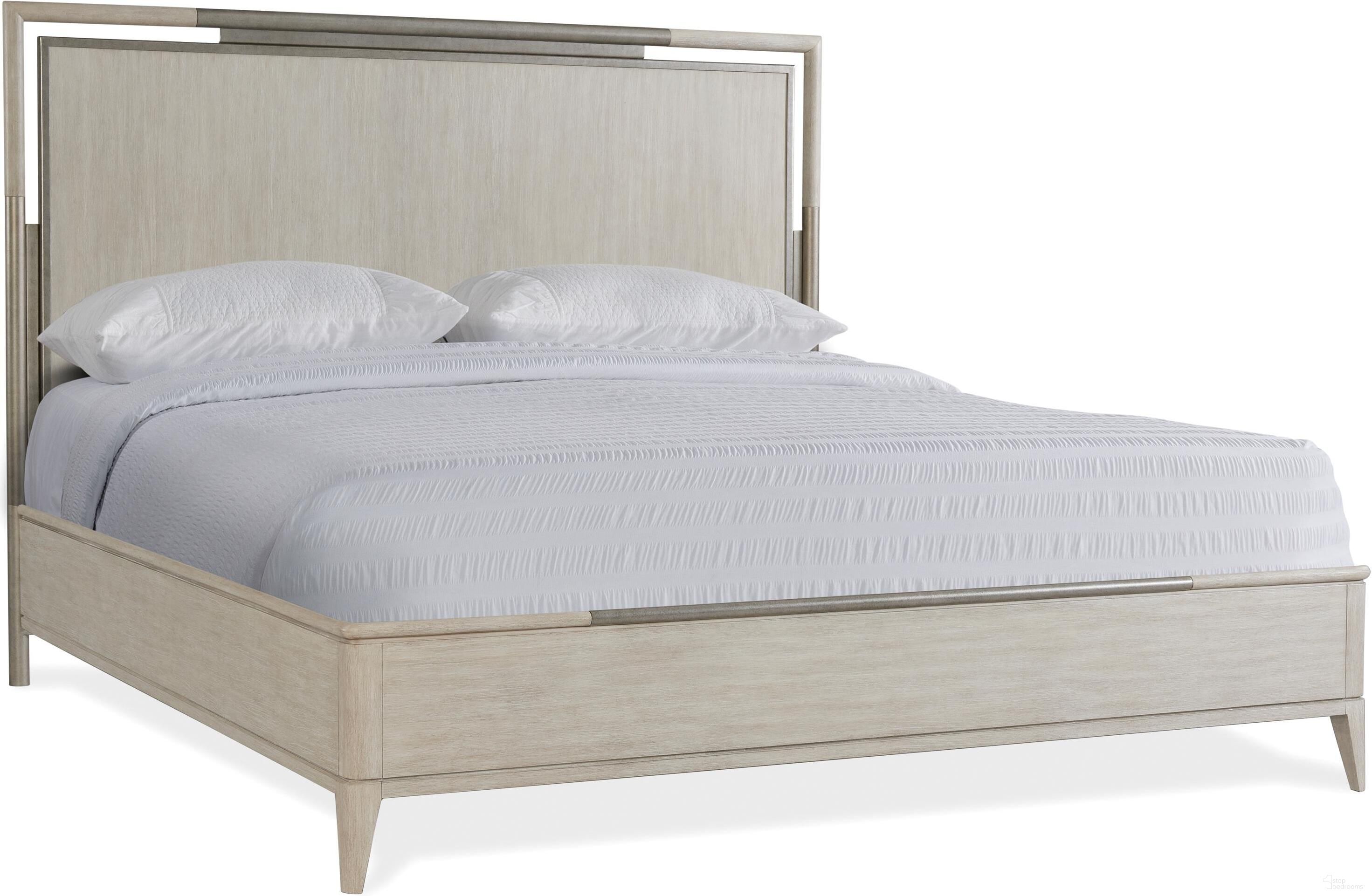 The appearance of Maisie Champagne King Panel Bed designed by Riverside Furniture in the transitional interior design. This gray piece of furniture was selected by 1StopBedrooms from Maisie Collection to add a touch of cosiness and style into your home. Sku: 50280;50281;50272. Bed Type: Panel Bed. Bed Size: King.
