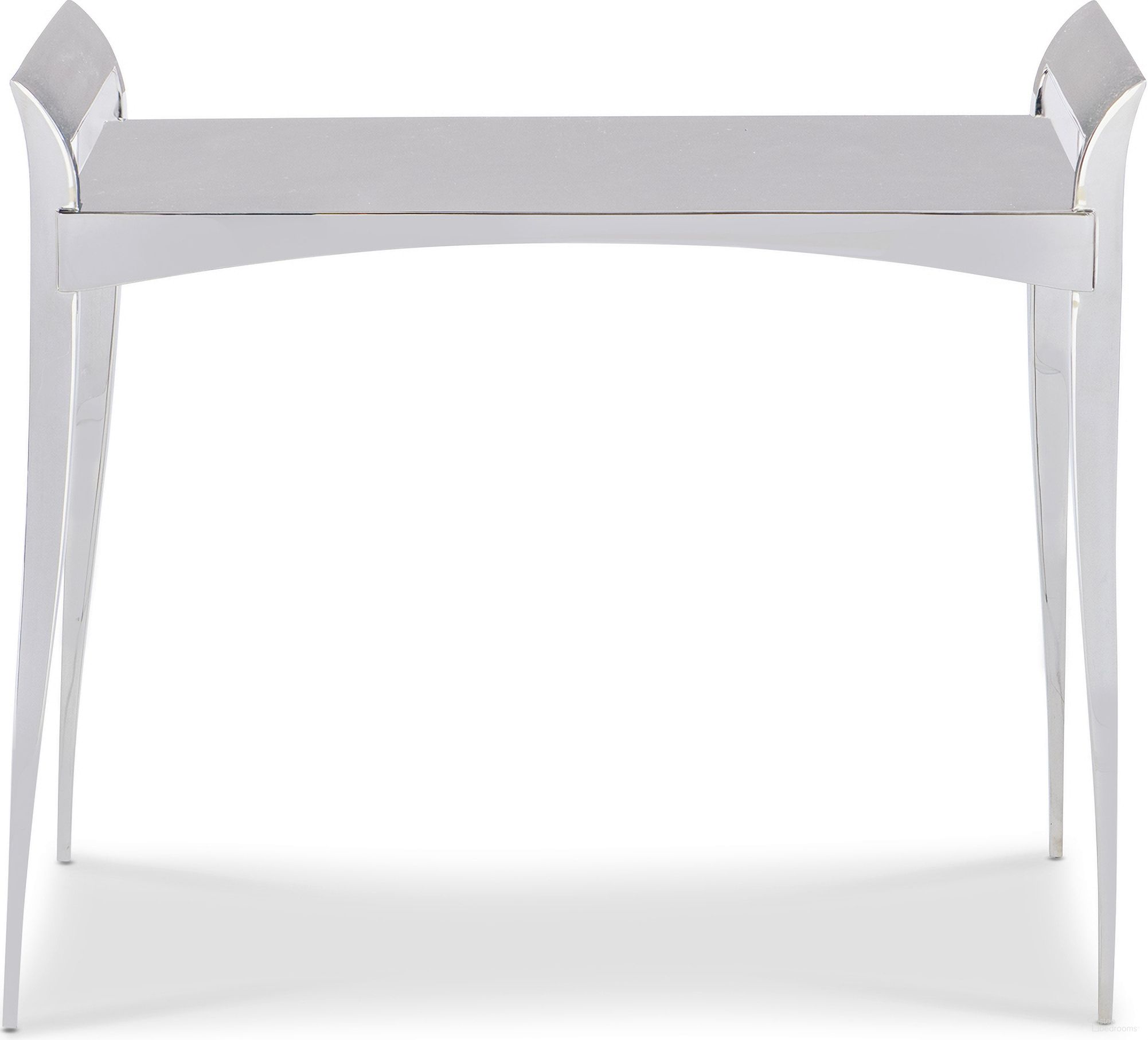 The appearance of Caspian Side Table In Silver designed by Maitland-Smith in the modern / contemporary interior design. This silver piece of furniture  was selected by 1StopBedrooms from Maitland Smith Collection to add a touch of cosiness and style into your home. Sku: 8577-32. Material: Stainless Steel.