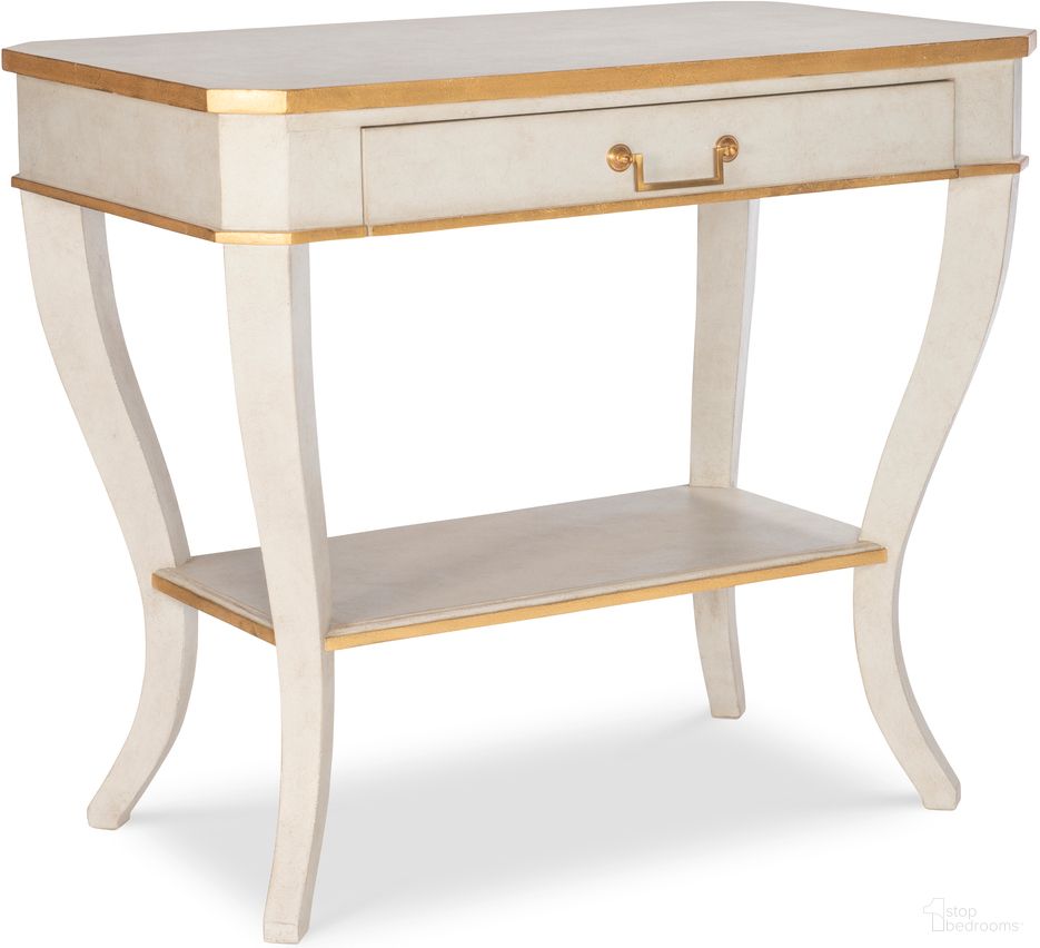 The appearance of Hugo Occasional Table In White designed by Maitland-Smith in the transitional interior design. This white piece of furniture  was selected by 1StopBedrooms from Maitland Smith Collection to add a touch of cosiness and style into your home. Sku: 8299-36-W. Material: Wood.