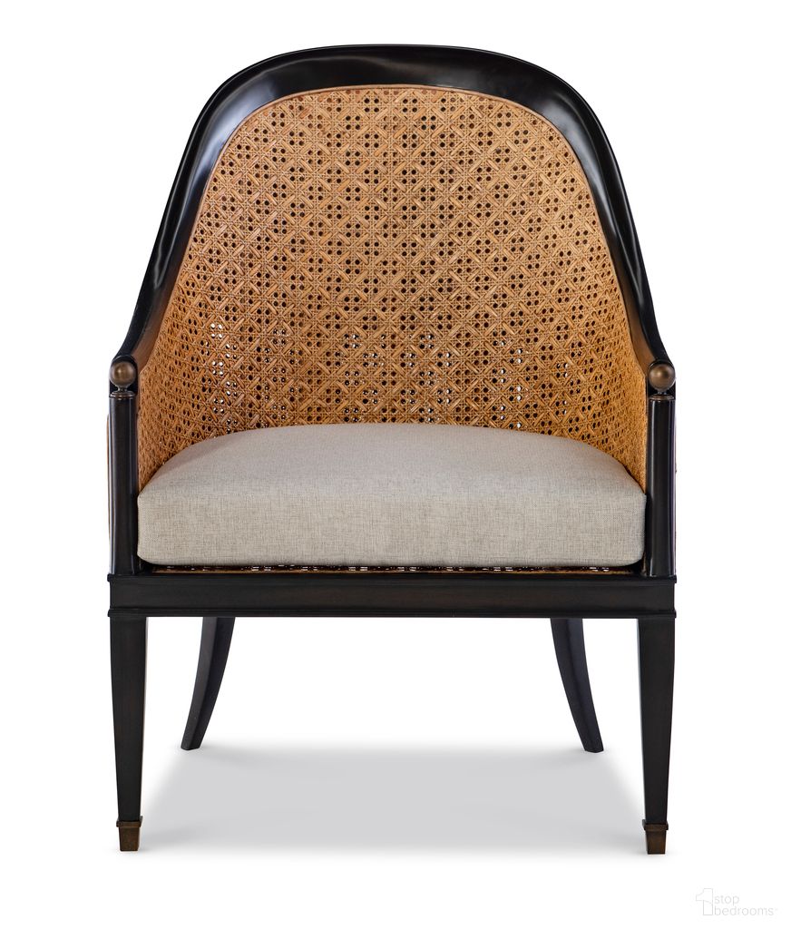 The appearance of Kelsey Accent Chair In Natural designed by Maitland-Smith in the transitional interior design. This natural piece of furniture was selected by 1StopBedrooms from Maitland Smith Collection to add a touch of cosiness and style into your home. Sku: 8584-43. Material: Wicker.
