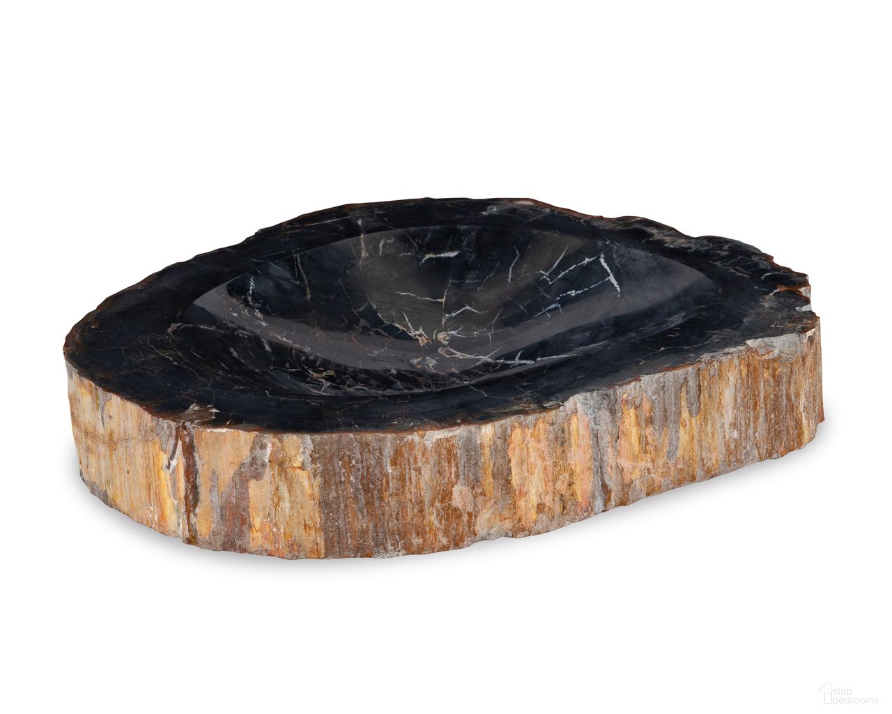 The appearance of Maitland Smith Large Petrified Bowl In Brown designed by Maitland-Smith in the rustic / southwestern interior design. This brown piece of furniture was selected by 1StopBedrooms from Maitland Smith Collection to add a touch of cosiness and style into your home. Sku: 8477-21-L. Material: Stone.