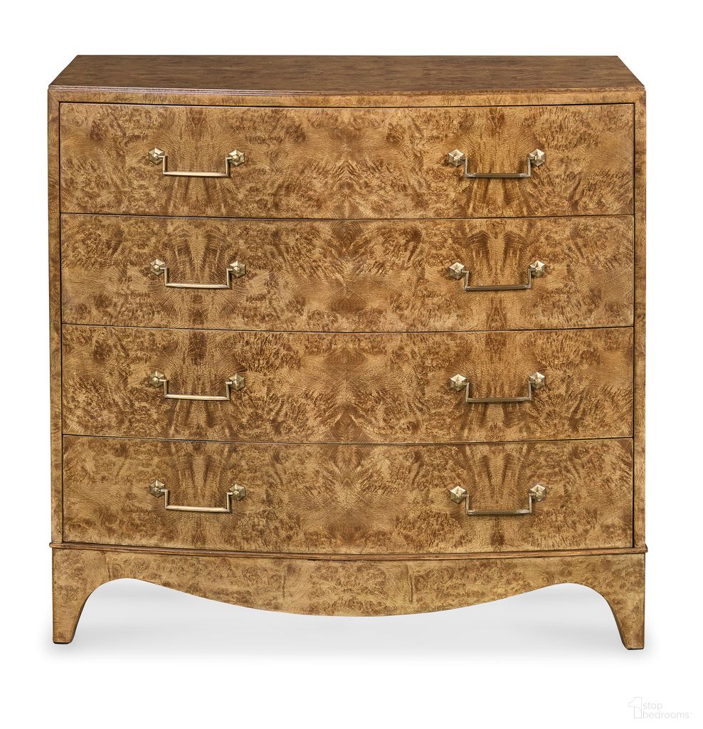 The appearance of Maui Chest In Brown designed by Maitland-Smith in the transitional interior design. This brown piece of furniture was selected by 1StopBedrooms from Maitland Smith Collection to add a touch of cosiness and style into your home. Sku: 8427-50. Material: Wood.