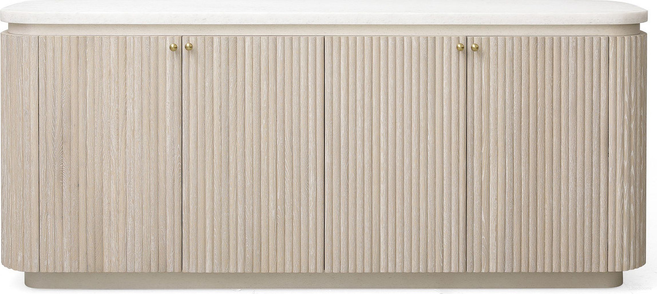 The appearance of Morghan Credenza In Cream designed by Maitland-Smith in the modern / contemporary interior design. This cream piece of furniture was selected by 1StopBedrooms from Maitland Smith Collection to add a touch of cosiness and style into your home. Sku: CJ8380-51. Material: Wood.