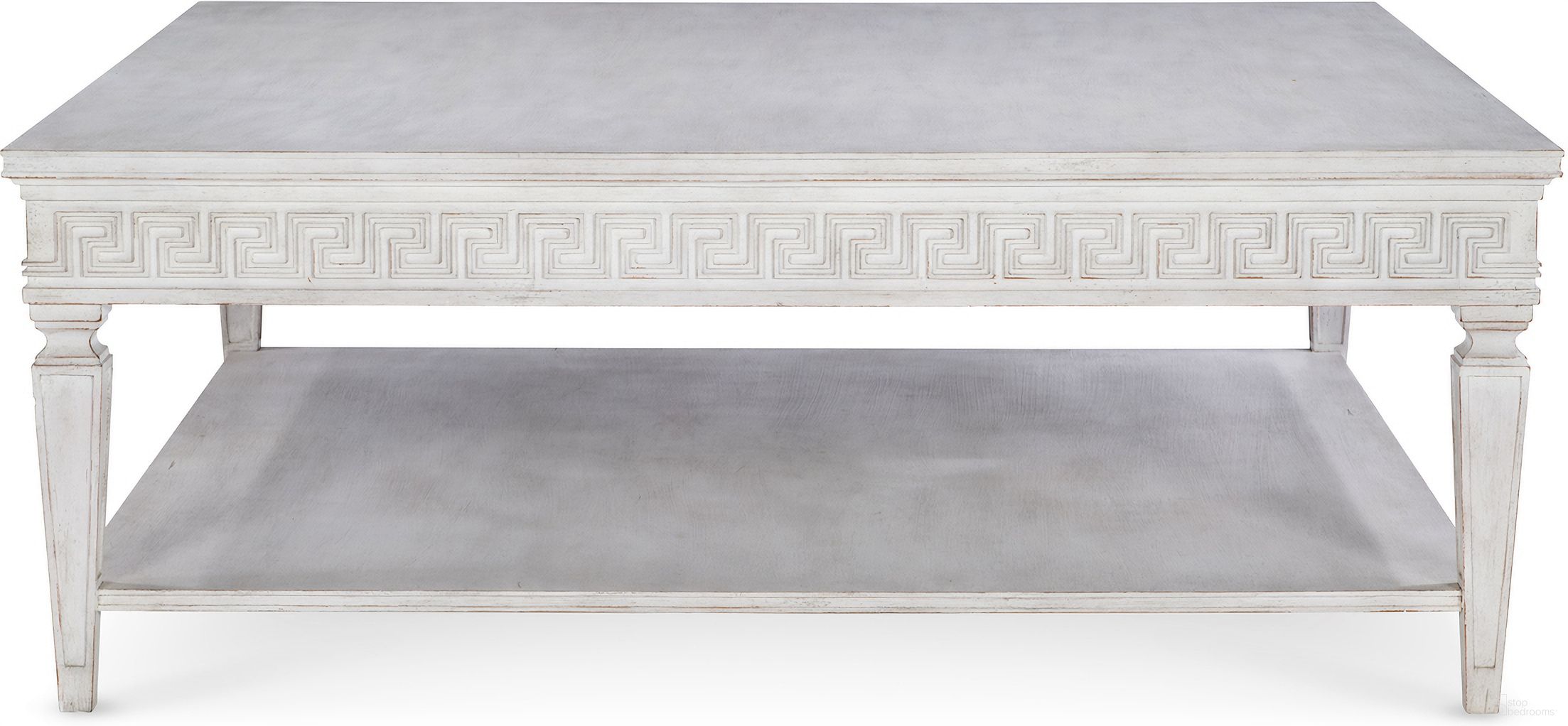 The appearance of Natalie Cocktail Table In White designed by Maitland-Smith in the traditional interior design. This white piece of furniture was selected by 1StopBedrooms from Maitland Smith Collection to add a touch of cosiness and style into your home. Sku: 8470-33. Material: Solid Wood.