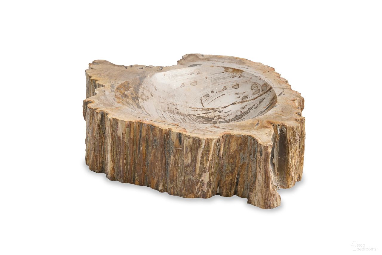 The appearance of Maitland Smith Petrified Bowl In Brown designed by Maitland-Smith in the rustic / southwestern interior design. This brown piece of furniture was selected by 1StopBedrooms from Maitland Smith Collection to add a touch of cosiness and style into your home. Sku: 8477-21. Material: Stone.