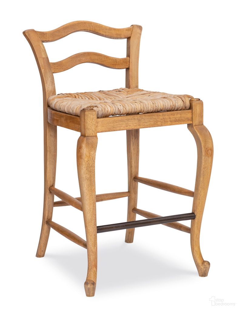 The appearance of Maitland Smith Provencial Counter Stool In White designed by Maitland-Smith in the traditional interior design. This white piece of furniture was selected by 1StopBedrooms from Maitland Smith Collection to add a touch of cosiness and style into your home. Sku: 8103-42-W. Material: Wood.