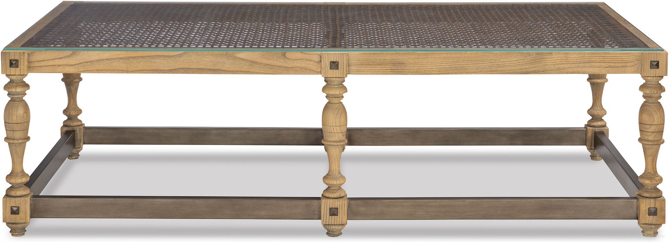 The appearance of Riempie Cocktail Table In Natural designed by Maitland-Smith in the modern / contemporary interior design. This natural piece of furniture was selected by 1StopBedrooms from Maitland Smith Collection to add a touch of cosiness and style into your home. Sku: 8433-42. Material: Wood.