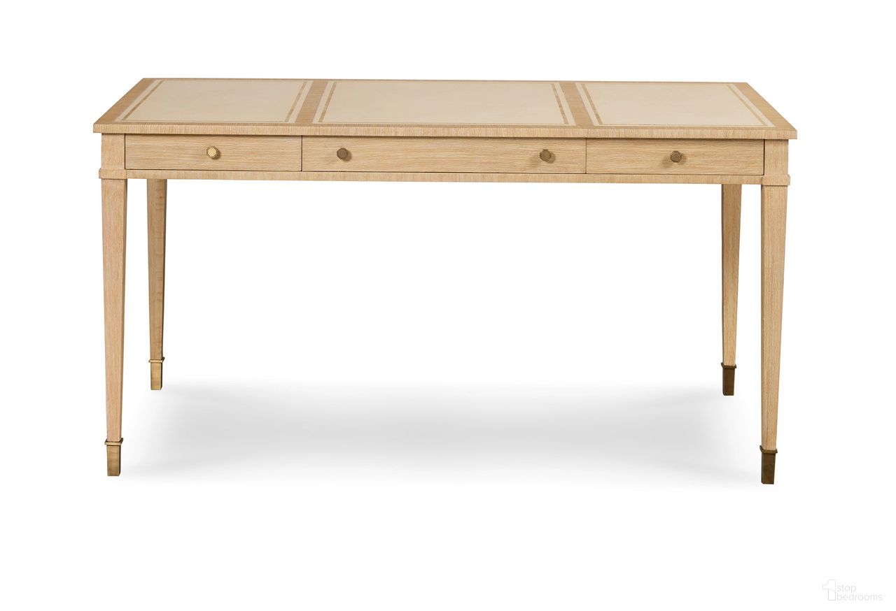 The appearance of Sonnet Desk In Natural designed by Maitland-Smith in the traditional interior design. This natural piece of furniture was selected by 1StopBedrooms from Maitland Smith Collection to add a touch of cosiness and style into your home. Sku: 8428-55. Material: Wood.