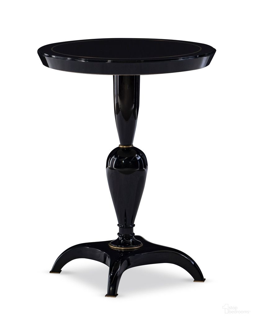 The appearance of Watkins Side Table In Black designed by Maitland-Smith in the transitional interior design. This black piece of furniture was selected by 1StopBedrooms from Maitland Smith Collection to add a touch of cosiness and style into your home. Sku: 8648-32. Material: Wood.