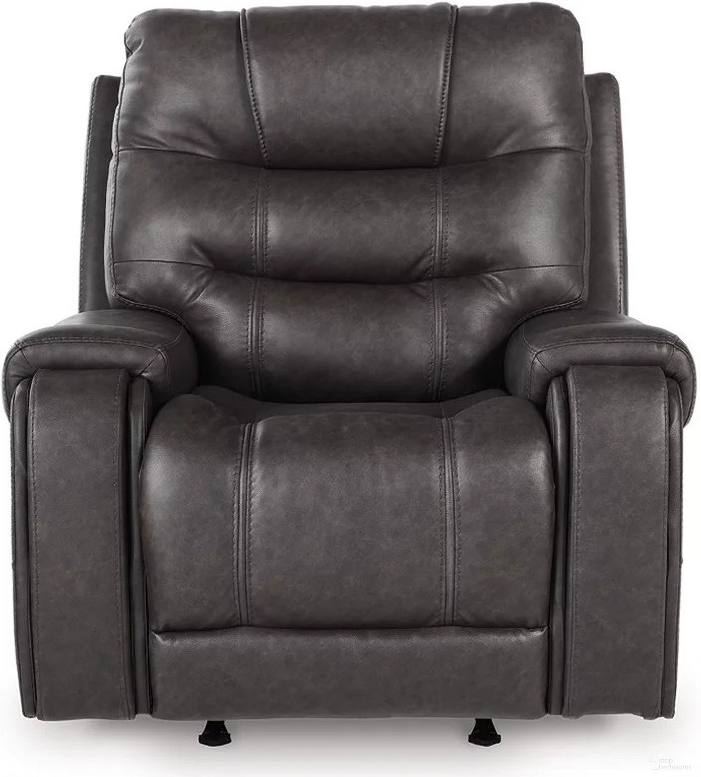 The appearance of MakingMoves Recliner In Smoke designed by Signature Design by Ashley in the modern / contemporary interior design. This smoke piece of furniture was selected by 1StopBedrooms from MakingMoves Collection to add a touch of cosiness and style into your home. Sku: NC5330625. Material: Fabric.